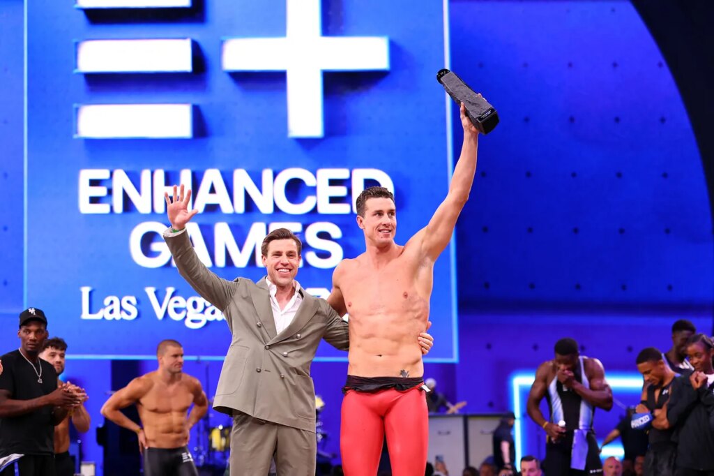 A Swimmer Broke a World Record at the Enhanced Games