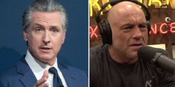 Gavin Newsom Hits Back at ‘Little Guy’ Joe Rogan After Podcaster Called Him ‘a Cardboard Cutout of a Person’
