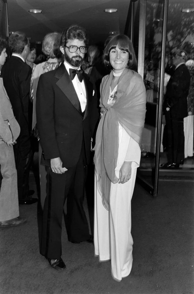 George Lucas and Marcia Lucas attend an event at Lincoln Center in New York on June 21, 1977.