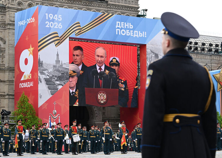 Putin Marks Pared-Down Victory Parade in Moscow After Zelensky Gives ‘Permission’