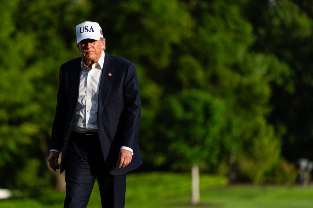 Trump is at his weakest nationally yet flexing power with his base