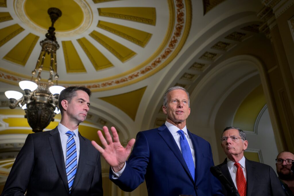 Senate in gridlock as Republicans balk at ballroom security, Trump payout fund