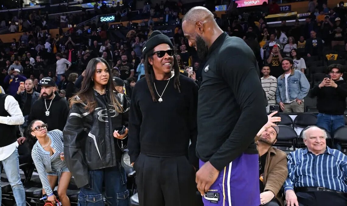 LeBron James Shows His Support for Jay-Z After He Dissed Drake During Roots Picnic Freestyle
