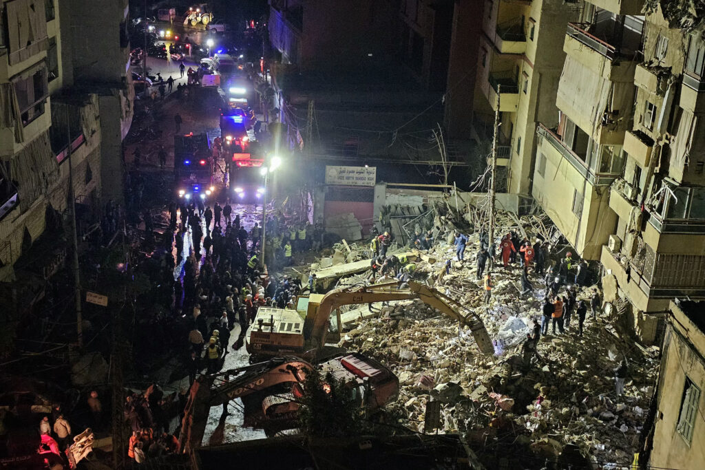 Israel strikes Beirut suburbs, threatening already shaky ceasefire