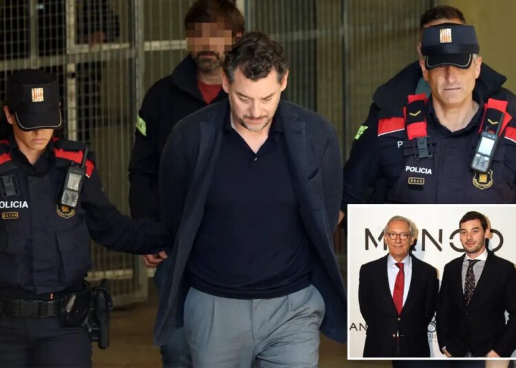 Mango tycoon’s son quits fashion giant days after he’s arrested over dad’s cliff fall death