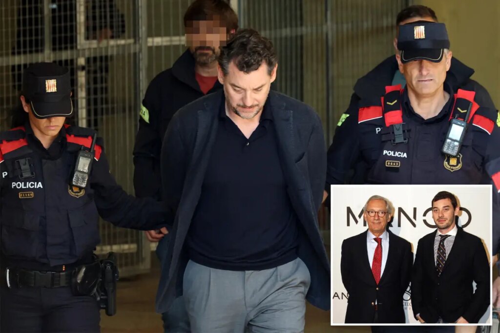 Mango tycoon’s son quits fashion giant days after he’s arrested over dad’s cliff fall death