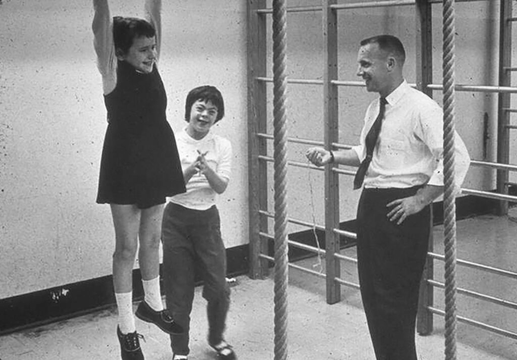 Studying sports and disability, he laid the groundwork for the Special Olympics