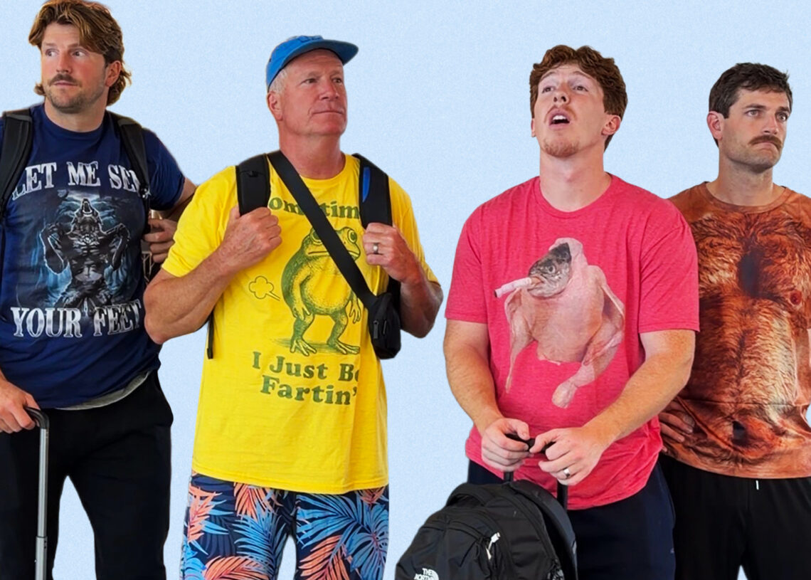 Travelers are embarrassing themselves at the airport ― on purpose