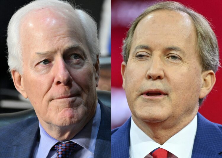 MAGA candidate Paxton defeats Senate stalwart Cornyn in Texas primary