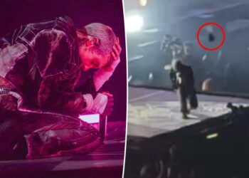 Bring Me the Horizon frontman Oli Sykes suffers concussion after fan throws phone at his head during concert