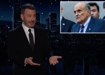 Jimmy Kimmel joked about ex-NYC Mayor Rudy Giuliani being in ‘the grave’ before hospitalization