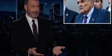 Jimmy Kimmel joked about ex-NYC Mayor Rudy Giuliani being in ‘the grave’ before hospitalization