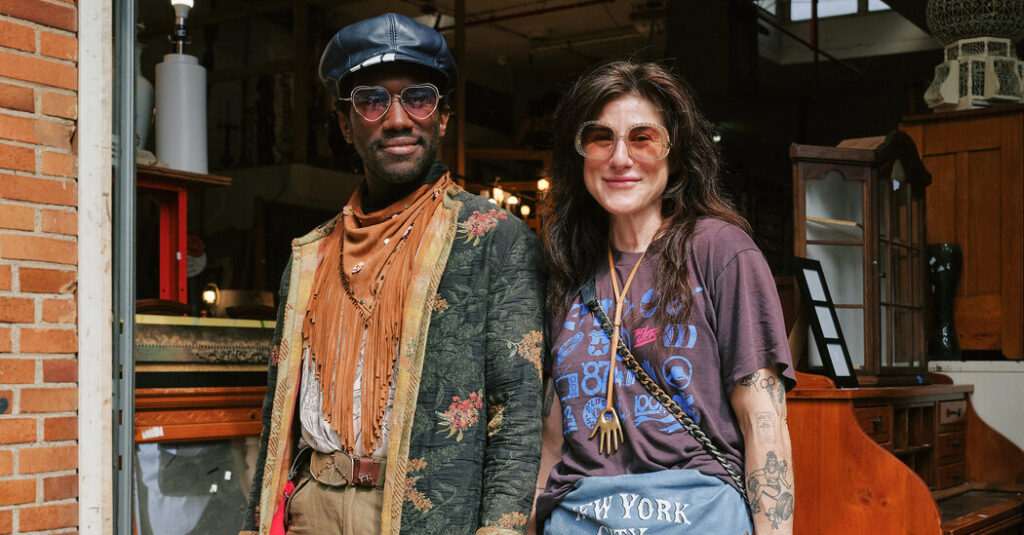 The Maximalist Couple Who Are Each Other’s Style Enablers