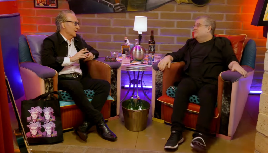 Bill Maher speaks with Patton Oswalt on his