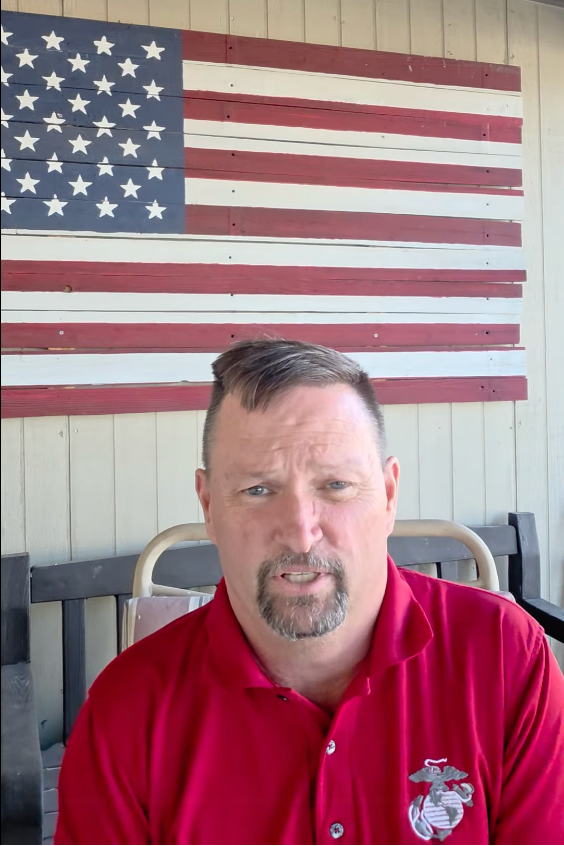 Governing Board President Paul Carver speaks out against Kim Fisher in a video shared on May 29, 2026.