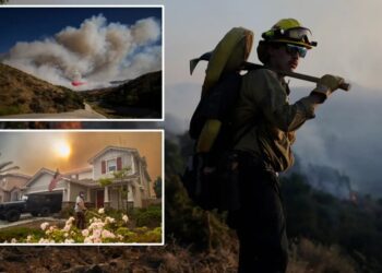 Sandy Fire evacuation warnings expand as fire pushes toward LA County