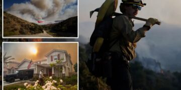 Sandy Fire evacuation warnings expand as fire pushes toward LA County