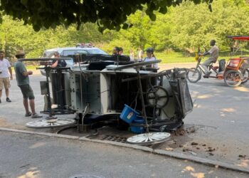 Driver hurt after spooked horse crashes into another carriage in NYC park: ‘It’s madness’