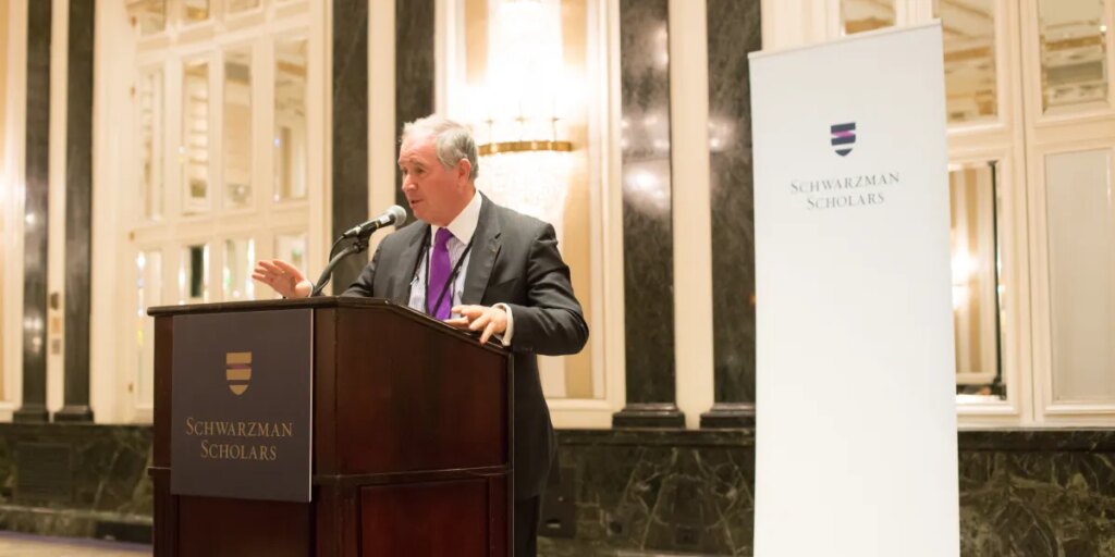 Blackstone’s Steve Schwarzman built a program to teach young leaders about China. It’s harder to get into than Harvard