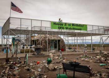 A Colorado UFO watchtower has been waiting for the government to catch up