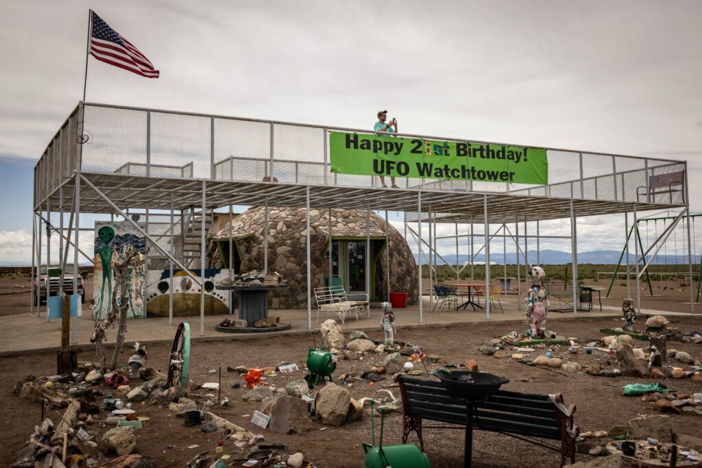 A Colorado UFO watchtower has been waiting for the government to catch up
