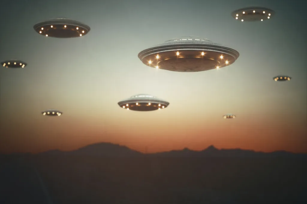UFO Swarms Spotted Over Area 51 After 'Mothership' Sighting