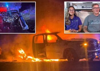 Arizona veteran, daughter, 14, rescue half dozen strangers from fiery car crash