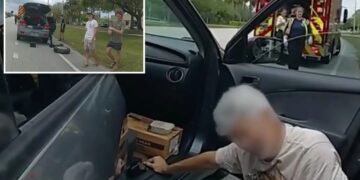 Florida teens save man having heart attack after stopping to help change his tire
