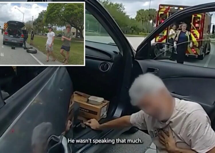 Florida teens save man having heart attack after stopping to help change his tire
