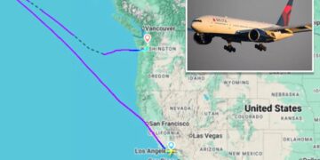 Shanghai-bound Delta flight forced to divert to Seattle over disruptive passenger — stranding travelers overnight
