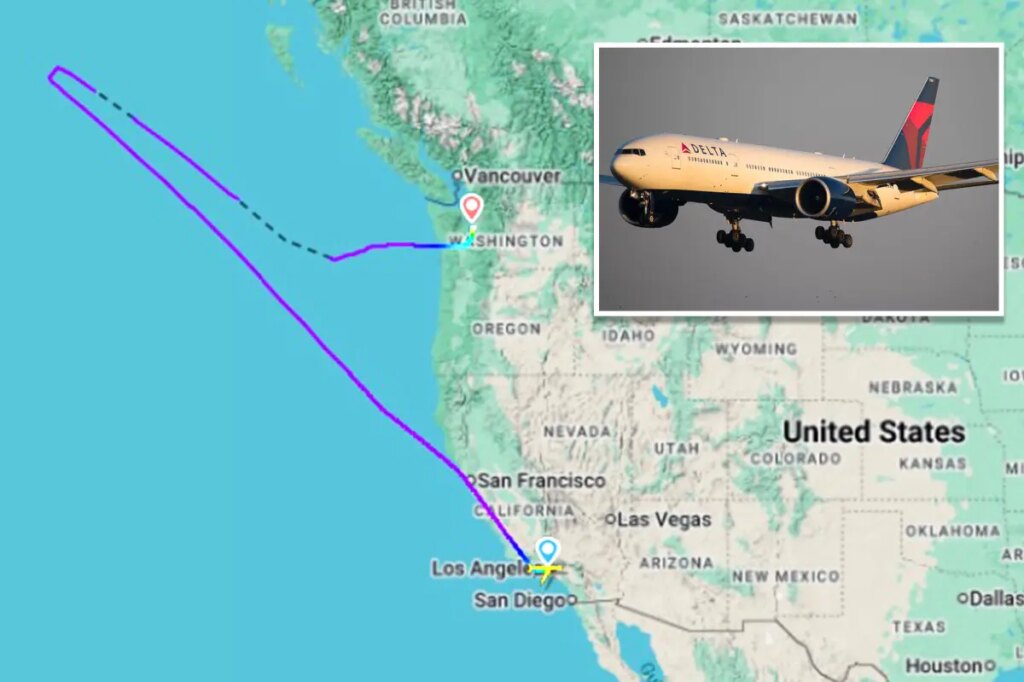 Shanghai-bound Delta flight forced to divert to Seattle over disruptive passenger — stranding travelers overnight