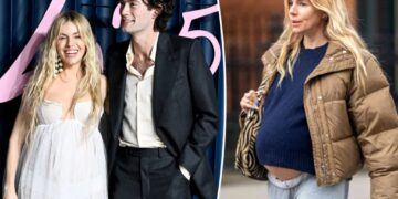 Sienna Miller gives birth to 3rd baby, her second with boyfriend Oli Green