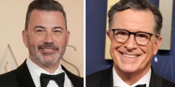 Jimmy Kimmel Calls Out Stephen Colbert Fans for Not Ditching Paramount+ After ‘The Late Show’ Cancellation