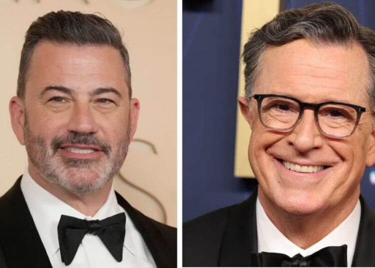 Jimmy Kimmel Calls Out Stephen Colbert Fans for Not Ditching Paramount+ After ‘The Late Show’ Cancellation