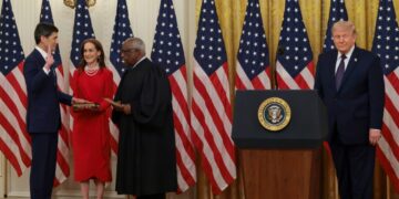 Fed chief sworn in at the White House, facing surging inflation
