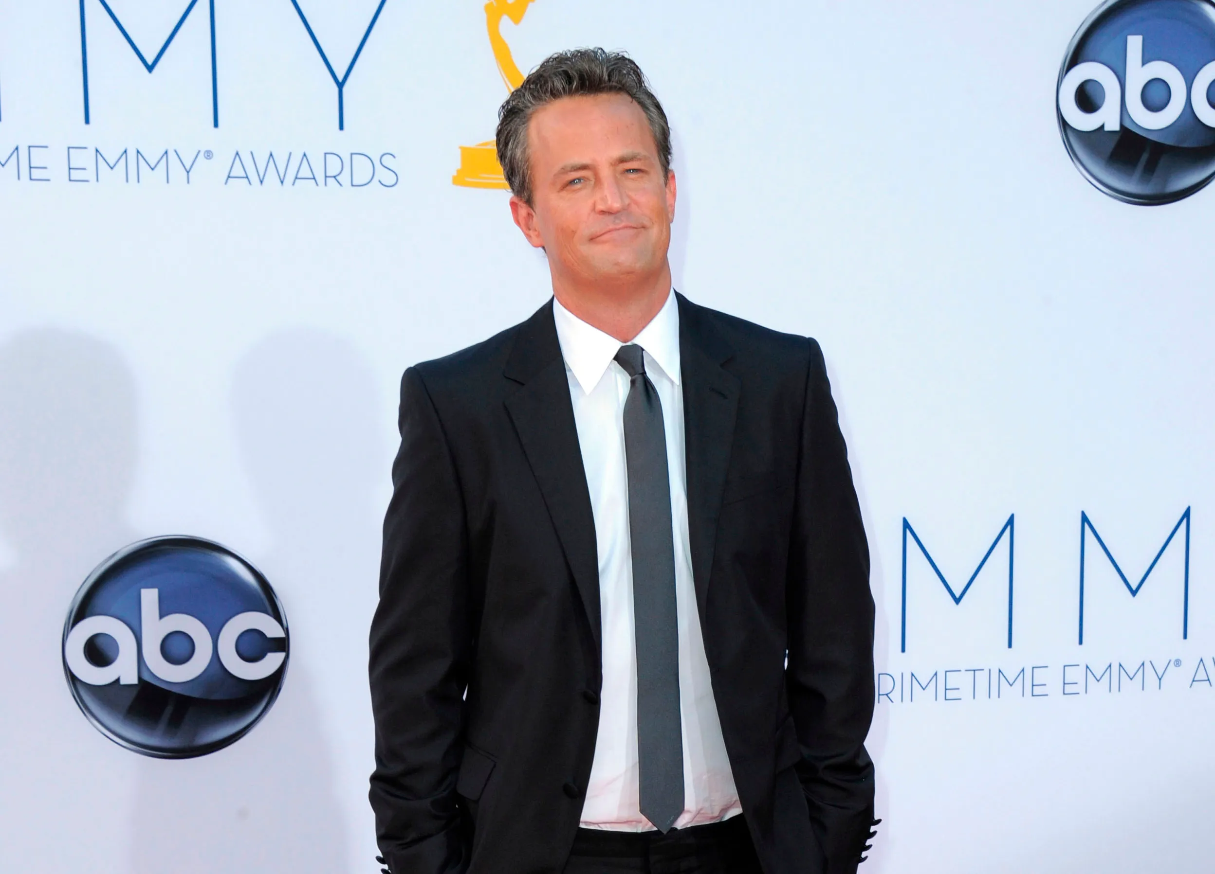 Actor Matthew Perry at the 64th Primetime Emmy Awards.