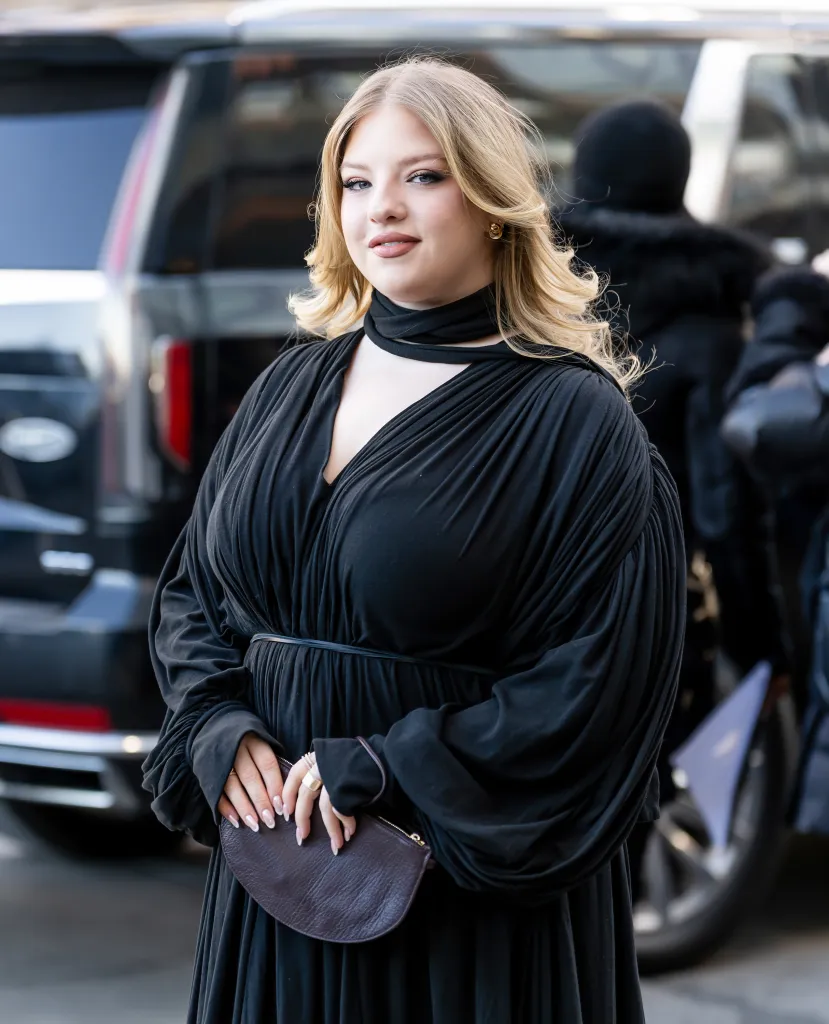 Francesca Scorsese attending Calvin Klein fashion show.