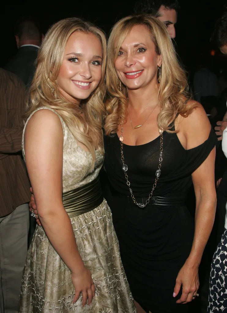 Actress Hayden Panettiere and her mother Leslie Panettiere pose for a picture.