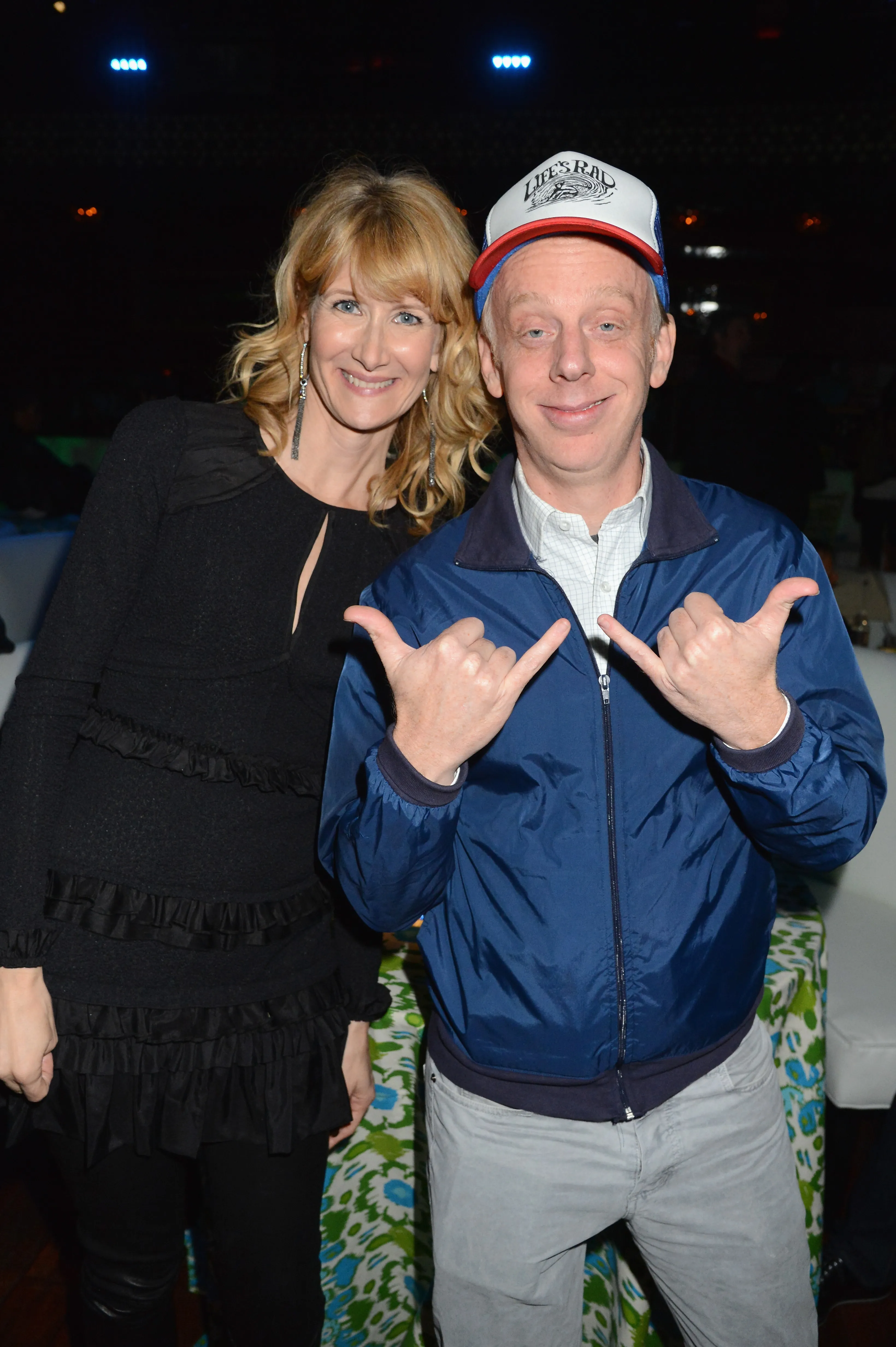 Actress Laura Dern and director Mike White at the 