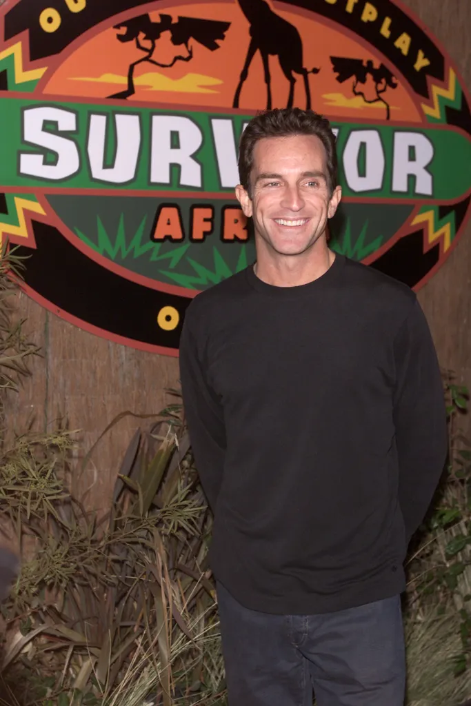 Jeff Probst smiling at the Survivor: Africa finale party.