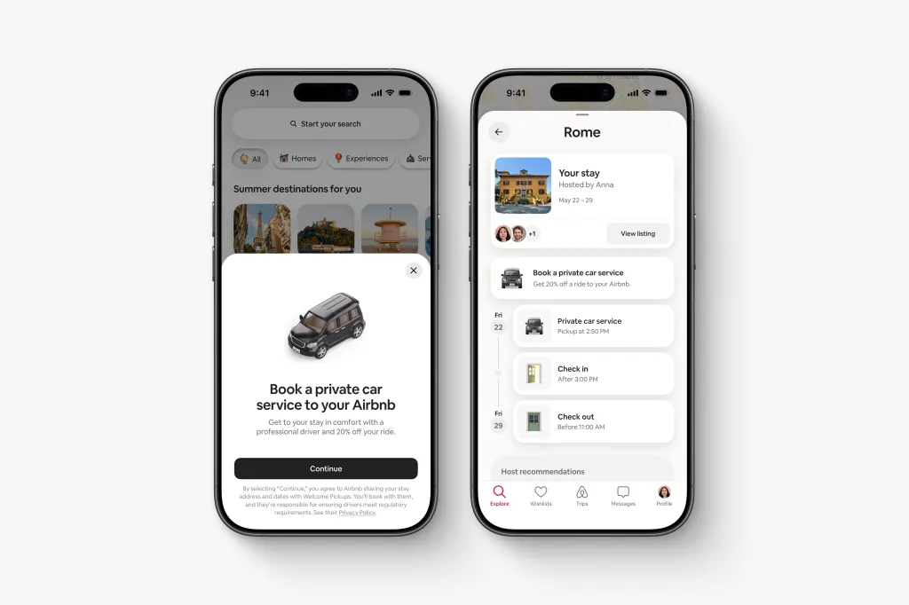Airbnb also plans to launch in-app car rentals later this summer.