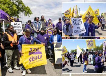 Hundreds rally after ‘bombshell’ complaint claims life-threatening working conditions at JFK, LGA