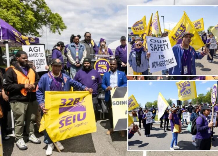 Hundreds rally after ‘bombshell’ complaint claims life-threatening working conditions at JFK, LGA