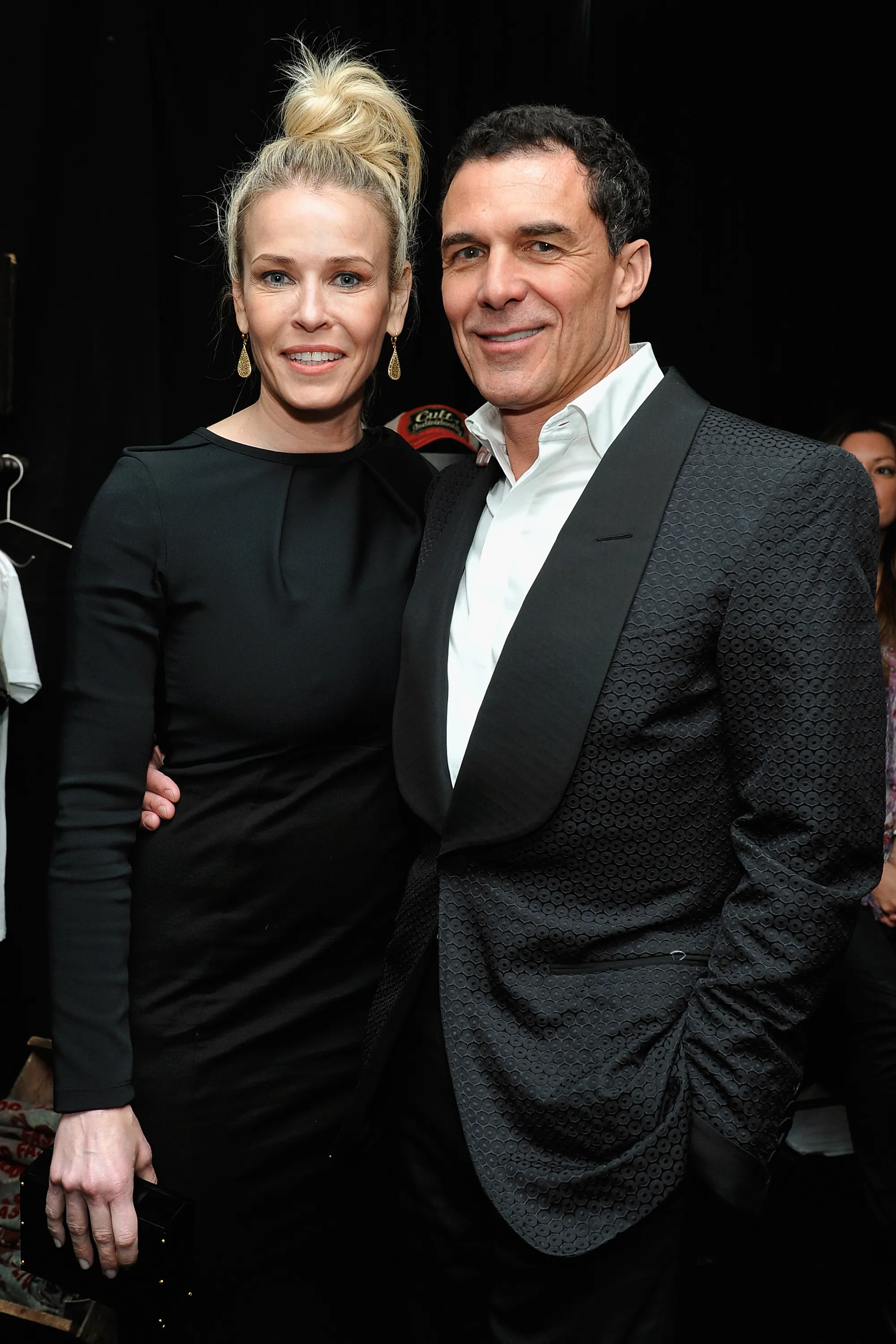 Chelsea Handler and Andre Balazs attending the Rock and Roll Hall of Fame Induction Ceremony.