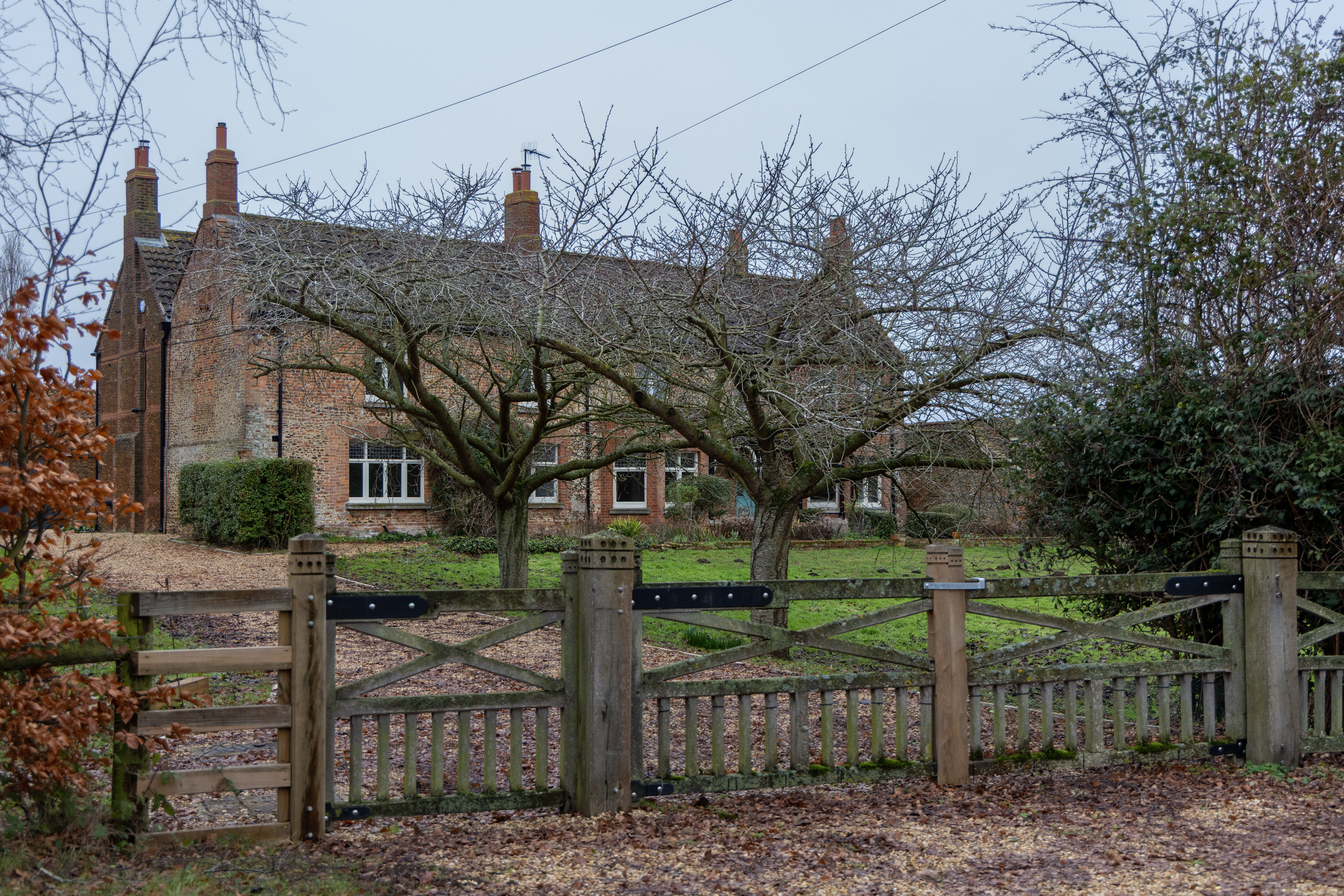 General view of Marsh Farm on the Sandringham Estate.