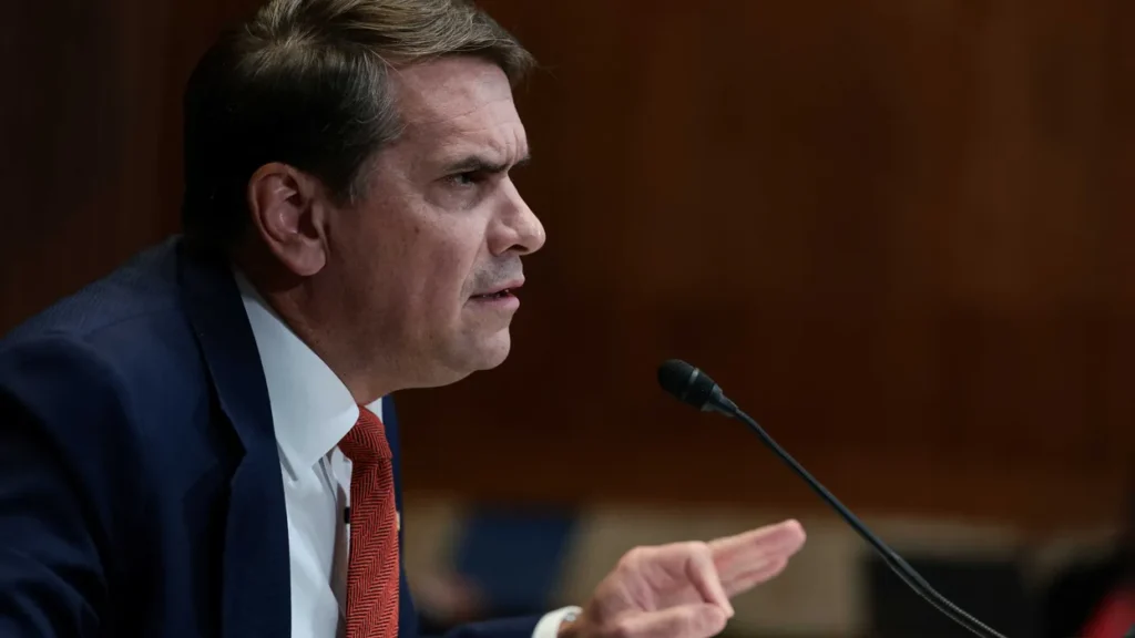 Senator hammers Blanche​ over exposed Epstein victim names — and doesn’t let him respond