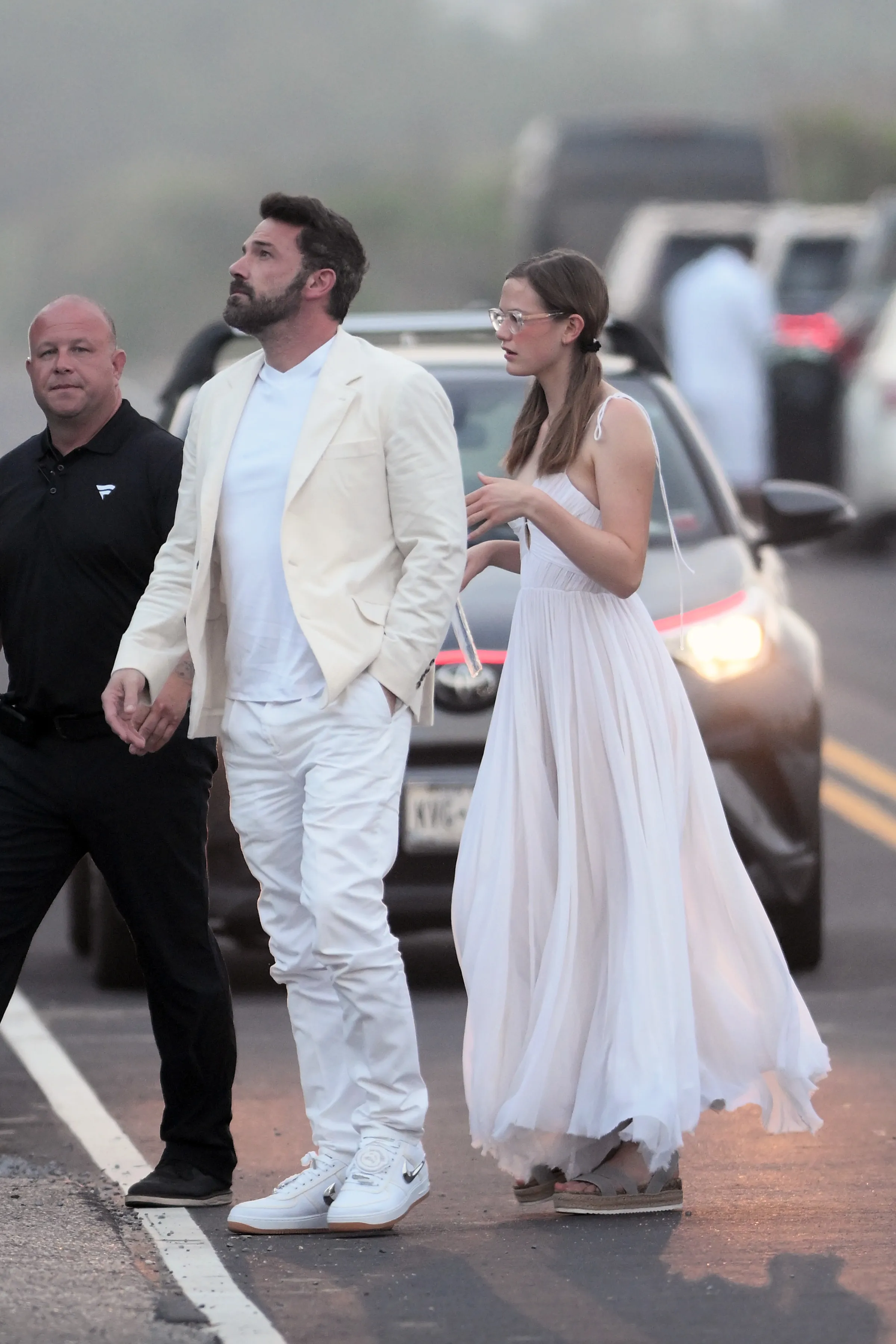 Ben Affleck and Violet Affleck