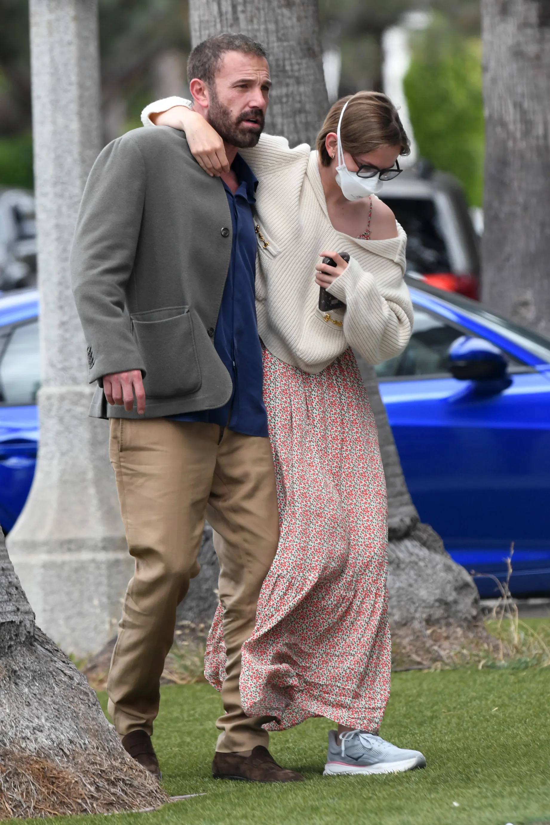 Ben Affleck and Violet Affleck