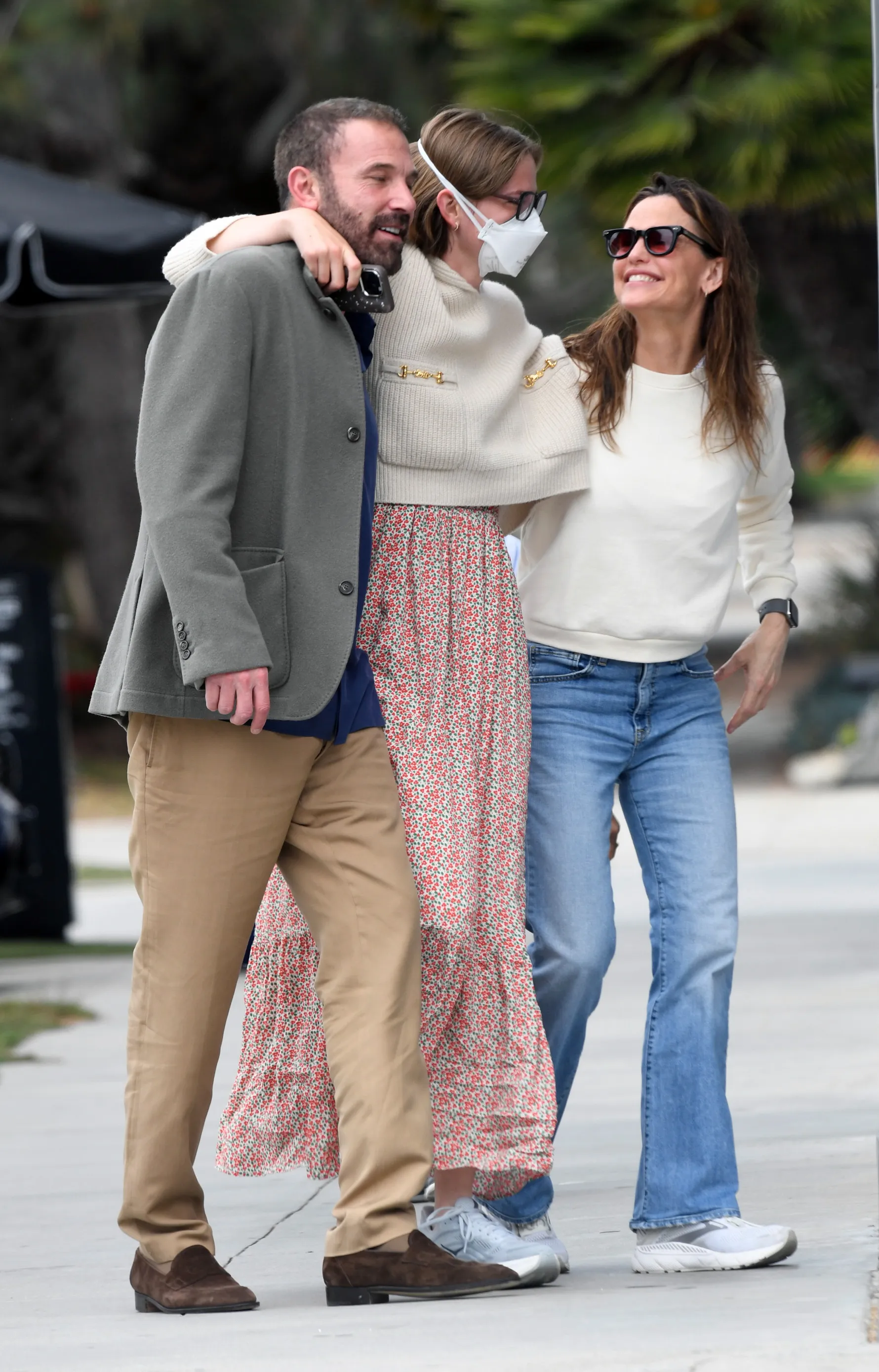 Ben Affleck and Jennifer Garner with Violet Affleck
