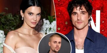 How Justin Bieber played Cupid for Kendall Jenner and Jacob Elordi — and why they’re trying to hide the romance